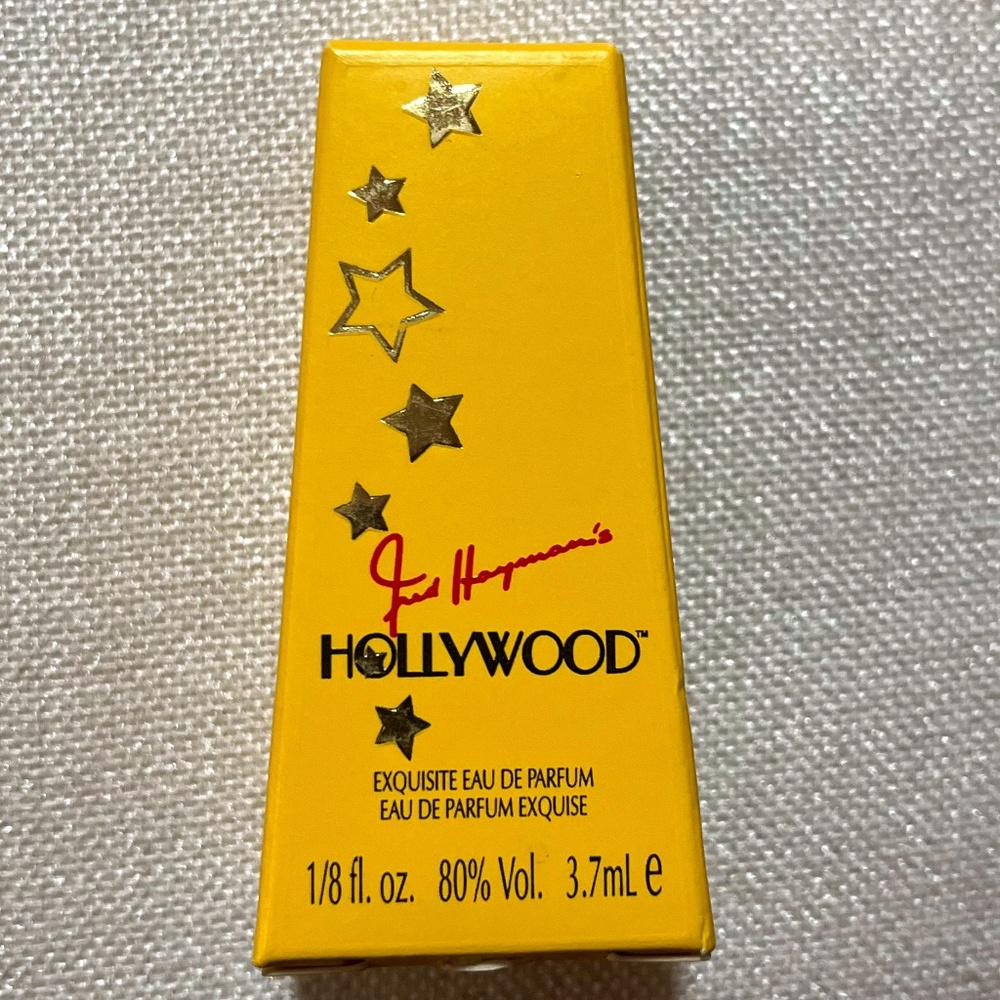 Vintage Fred Hayman's HOLLYWOOD Eau De Parfum Splash Mini 1/8 oz NIB from 1988